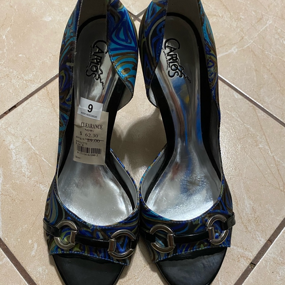Blue Heels Never Worn In Size 9
